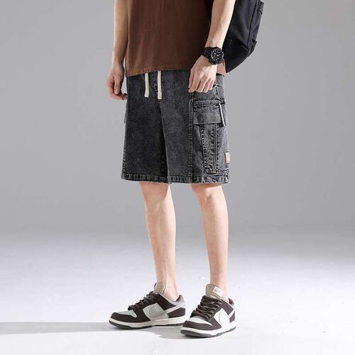 teny Loose Mi-length Pants Mens Overalls M-8XL Plus Size Su