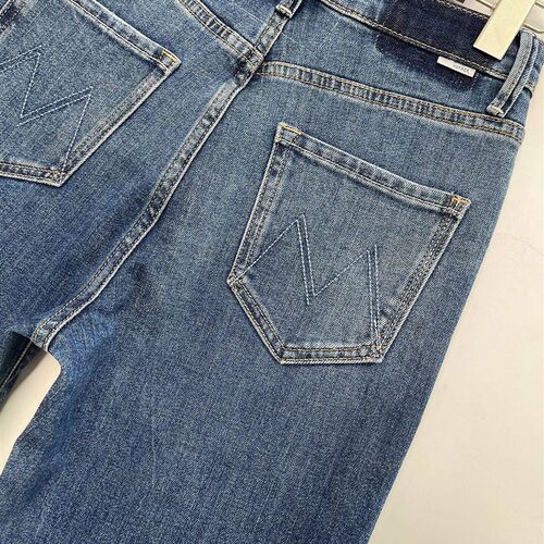 Women high waist loose jeans fashion Versatile lady Straight