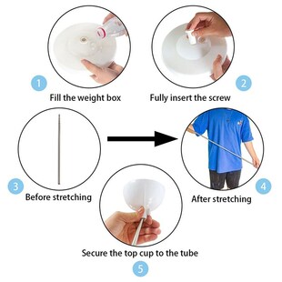 1/2set Adjustable Balloon Column Stand Metal Balloon Stand H