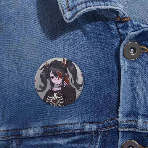 Needy Girl Overdose Cute Cartoon Button Pin Pixelation KAnge