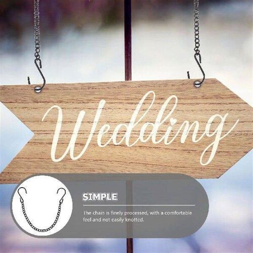 2 PCS Hanging Basket Hangers Decorative Chains for Organic