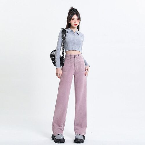Straight Leg Jeans For Women High Waist 2023 nd Denim Pants