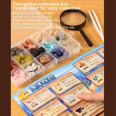 Dry Wet Gemstone Dig Kit Gem Digging Science Kit Educational