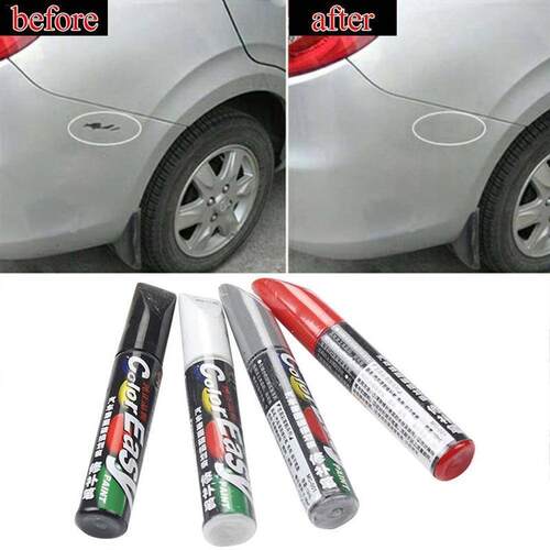 Color Easy 12ML Car Paint Scratches Repair Pen Brush Silver