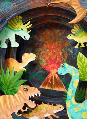 Vast Starry Sky Craft Toys for Children Dinosaur Handmad