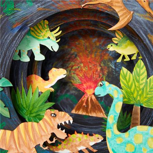 Vast Starry Sky Craft Toys for Children Dinosaur Handmad