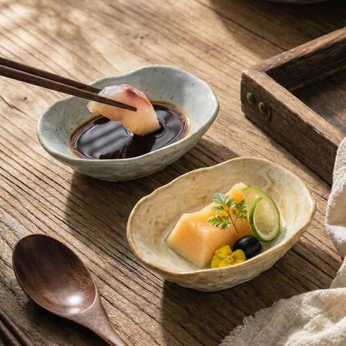 Japanese ceramic sushi soy sauce mustard plate kimchi plate
