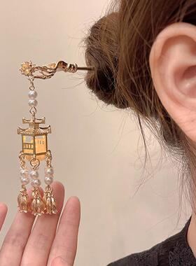 Ancient Style Hairpin Claw Clips Chinese Palace Lantern Hair