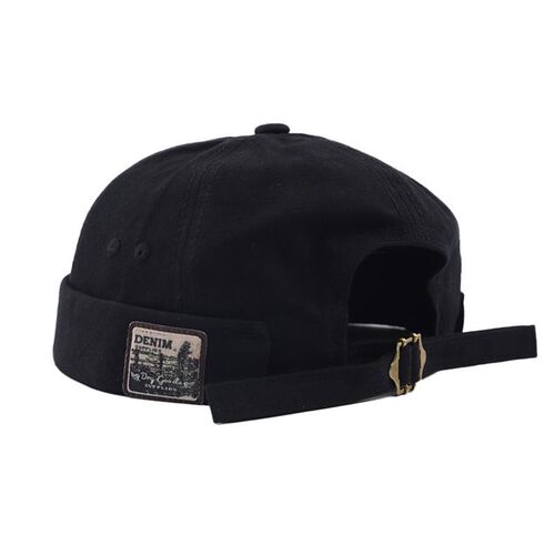 Men Women Retro Dome Melon Brimless Beanie Cap Unisex Skullc