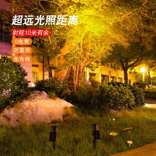 Outdoor solar spotlights, super bright and waterproof floor