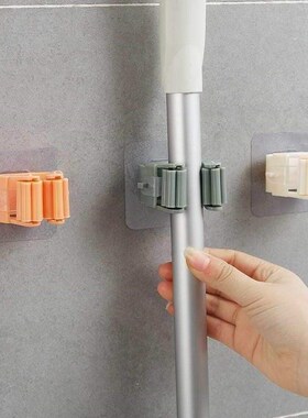 。Avoid holing mop frame hanging hook non-trace mop mop cla