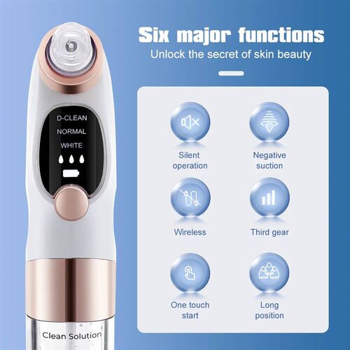 Electrc Bubble Blackhead Remover Vacuum Sucton Pore Cleaner