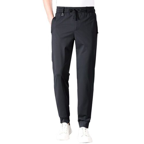 High-en Cool-feeling Pants Mens Thin Ice Silk Crock Pants M