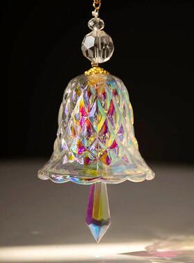 Rainbow Crystal Wind Chime Window Hanging Bell Glass Pendant