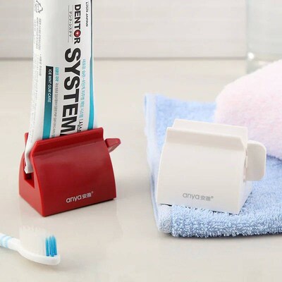 Automatic Toothpaste Dispenser Toothbrush Holder Wall Mounte