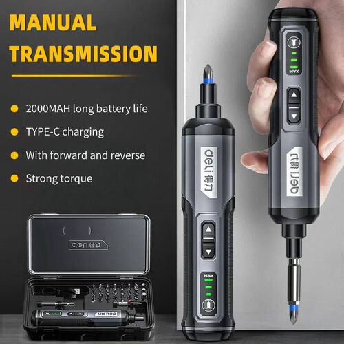 Mini Electric Screwdriver Set USB Rechargeable 2000mah Adjus