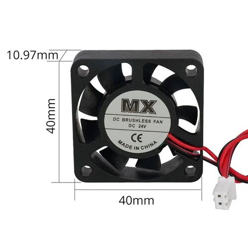 4pcs 4010 24V&12V Cooling Fan For 3D Printer , DC 2Pin 40X40