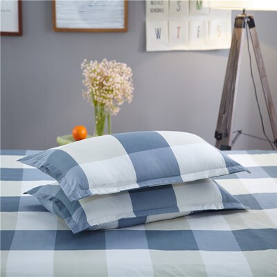 2pc soft student bed pillowcase pollow case cover 枕套48x72