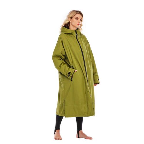 Waterproof Surf Changing Robe Outdoor Coat Fleece Lined Jack