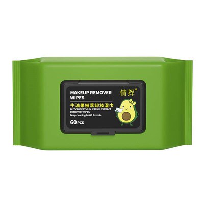 Avocado Makeup Remover Wipes for Gentle and Deep Cleansing,