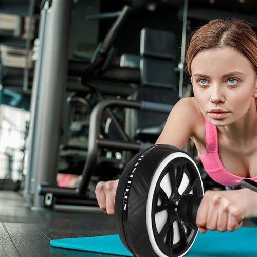 Ab Wheel Exercise Roller Abdomen Workout Equipment