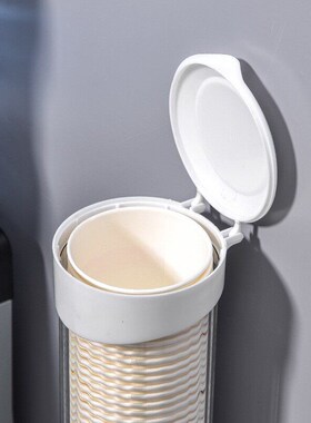 Dustproof Paper Cup Dispenser Wall-Mounted Water Dispenser