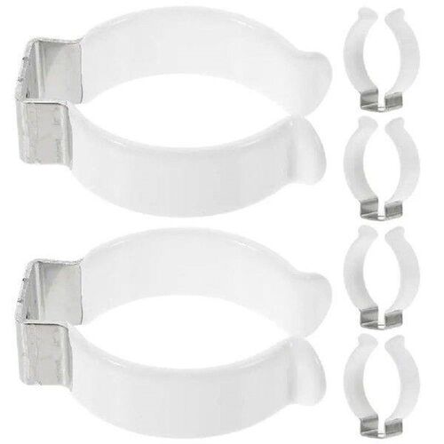 5Pcs Fixing Clips Spring Terry Clip With Rubber Protection