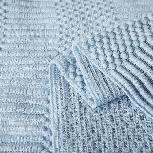 Inya Home Throw Blanket for Couch Sofa Bed Decorative Knitte