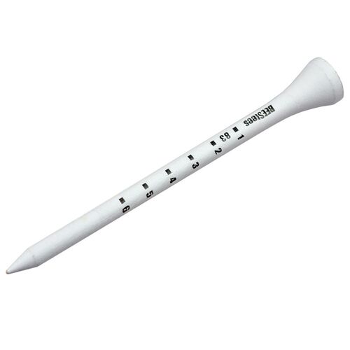 40pcs 83mm Golf  wood Tees Professional System White Wooden