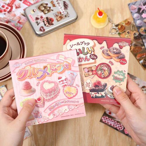 Mr. Paper,Japanese uisine themed baking dessert stikers,srap