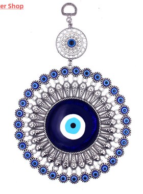 Turkish Blue Evil Eye Decor Wall Hanging Pendant Amulets Orn