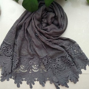 lace rhinestone shawl long scarf stole wrap