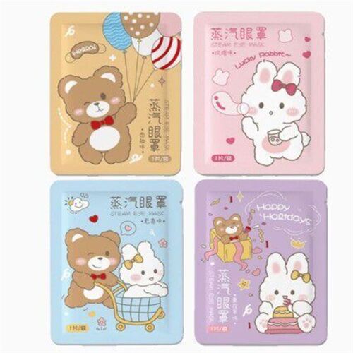 Self-heating warm eye mask, disposable steam eye mask, light