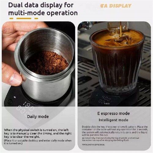 Mini Coffee Scale with Timer Palm Size Espresso Electronic
