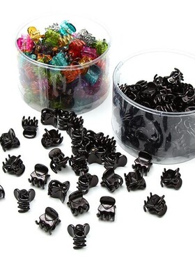adult mini black small grip hair clips clips headwear