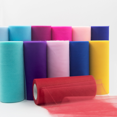 Tulle Roll Spool 25 Yards 15cm White Organza Roll Red Blue T