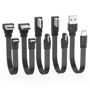 USB Type Cable数据线上下左右弯头线2.0传输2A供电线 Data