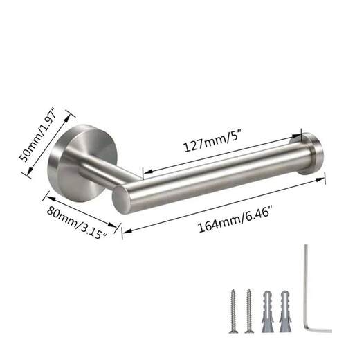 Toilet Paper Storage Holder 304 Stainless Steel Round Tissue