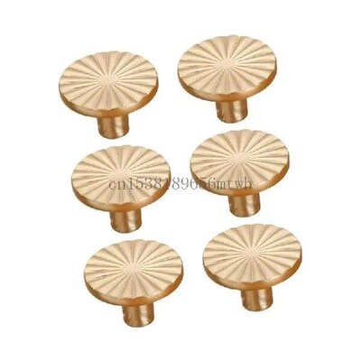 Pack of 6 Stylish Zinc Alloy Knobs for Modern Minimalists