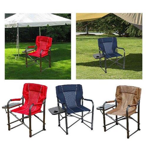 Camping Directors Chair Foldable Comfortable Sturdy Folding