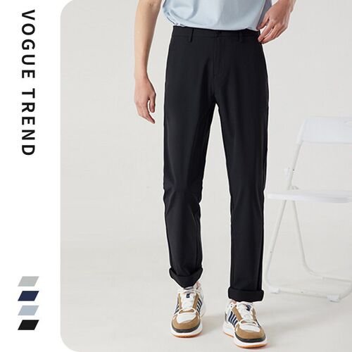 Pants Summer Mens Ice Silk Thin Pants Thin Straight Loose M