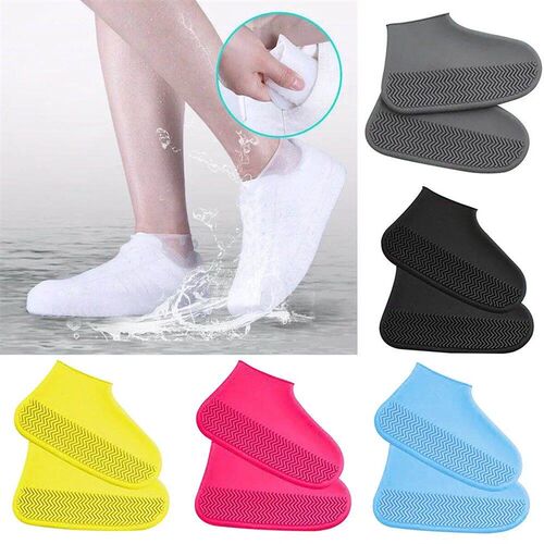 Waterproof Shoe ver Silicone Anti-Slip Rain Boot Uniex Sneak