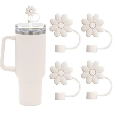 Flower Straw Covers Toppers for  Cups 30&40 Oz Tumble