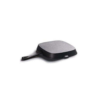 24cm Cast Iron Steak Grill Frying Pan Dish Uncoated Western
