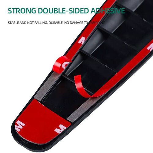 2PCS Universal Car Bumper Protector Strip Auto Anti-collisio