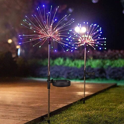 NEW 200LEDs Solar Fireworks Lights Outdoor Waterproof Solar