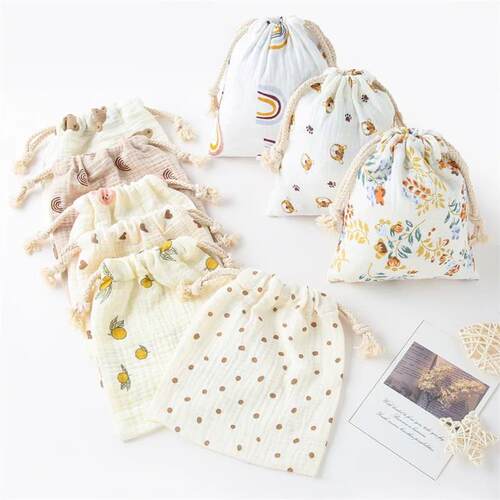 Baby Bags String Diaper Stackers Cotton Caddy Organizer Coin