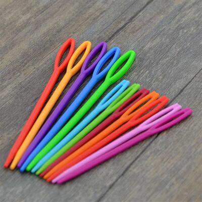 20PCs Mixed Color 7cm/9cm Plastic Knitting Needles Crochet H