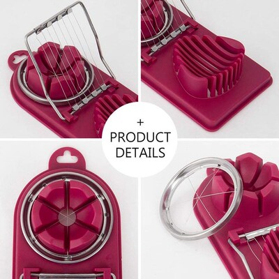 Egg Cutting Tool Egg Cutter Egg Slicing Divider Fancy Splitt