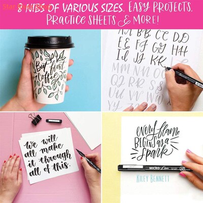 Calligraphy Hand Lettering Pens, Pigment Liner Micron Pen Se